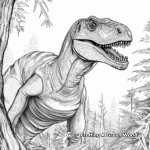 Jurassic World Allosaurus Coloring Pages 4