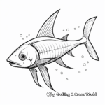 Juvenile Swordfish Coloring Pages for Kids 3