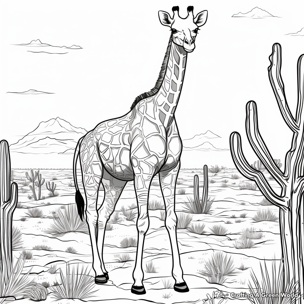 Kalahari Desert Wildlife Coloring Pages 3