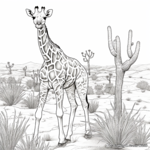 Kalahari Desert Wildlife Coloring Pages 4
