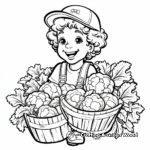 Kale and Spinach Garden Coloring Pages 3