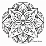 Kaleidoscope Inspired Geometric Coloring Pages 3