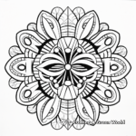 Kaleidoscopic Symmetrical Coloring Pages 2