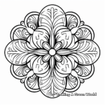 Kaleidoscopic Symmetrical Coloring Pages 3