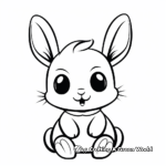 Kawaii Bunny and Friends Coloring Pages 3