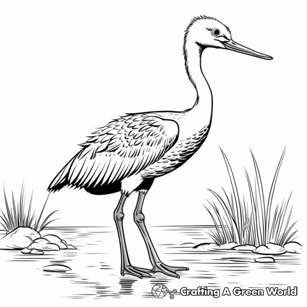 Blue Heron Coloring Pages - Free &amp; Printable!
