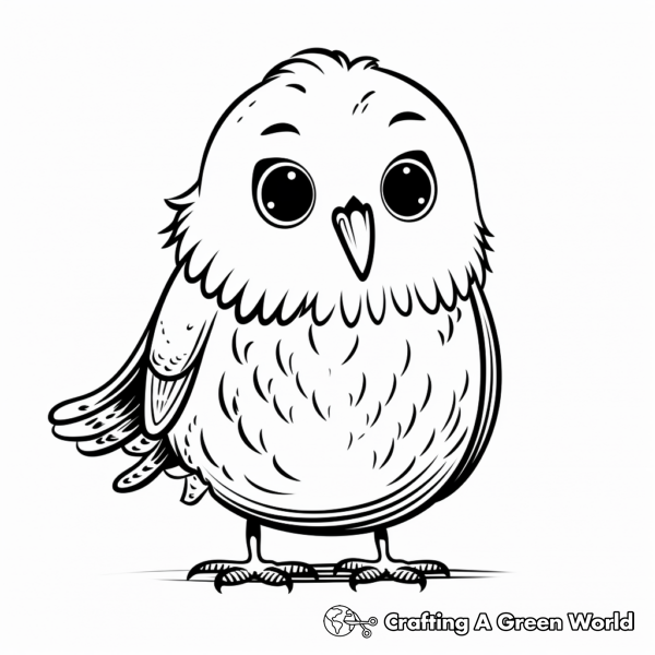 Budgie Coloring Pages - Free &amp; Printable!