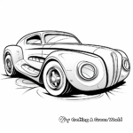 Kid-Friendly Cartoon Car Coloring Pages 3