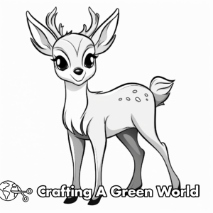 Deer Antler Coloring Pages - Free &amp; Printable!