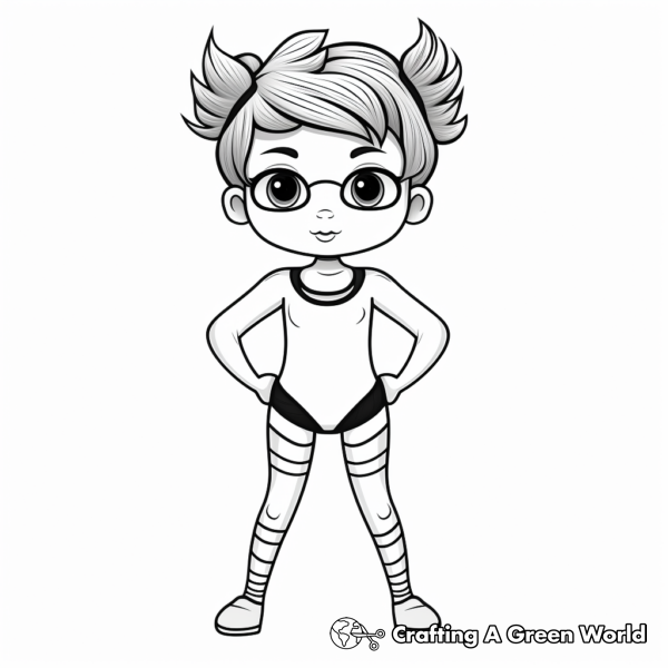 Leotard Coloring Pages - Free &amp; Printable!