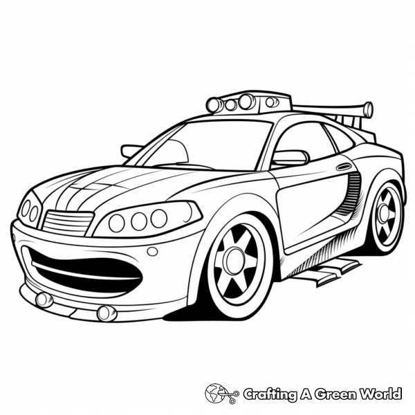 Police Car Coloring Pages - Free & Printable!