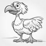 Kid-friendly Cartoon Vulture Coloring Pages 4