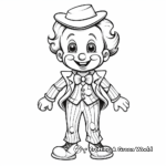 Kid-Friendly Clown Suit Coloring Pages 3