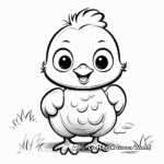Kid-Friendly Cute Chicken Coloring Pages 3