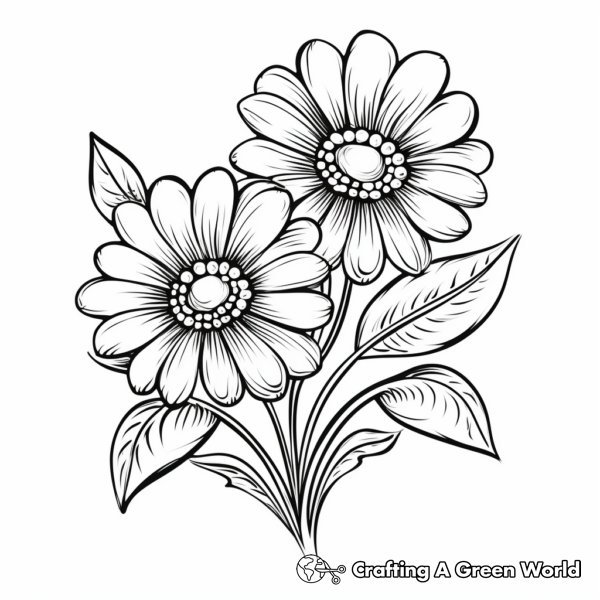 Floral Design Coloring Pages - Free & Printable!
