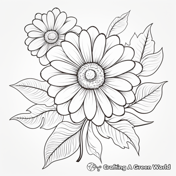 Floral Design Coloring Pages - Free & Printable!
