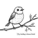 Kid-Friendly Happy Mockingbird Coloring Pages 1