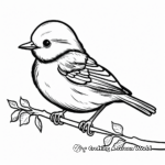 Kid-Friendly Happy Mockingbird Coloring Pages 3