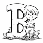 Kid-Friendly Lowercase Alphabet Coloring Pages 2