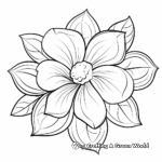 Kid-friendly Petal Coloring Pages 2