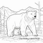 Kid-Friendly Printable Polar Bear Adaptations Coloring Pages 3