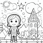 Kid-Friendly Simple Geometric Coloring Pages 1