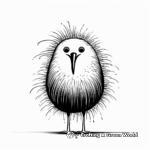 Kiwi Bird Coloring Pages 3