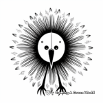 Kiwi Bird Mandala Coloring Pages 4