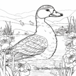 Kookaburra and Australian Flora Coloring Pages 1