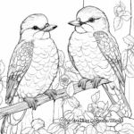 Kookaburra Family Coloring Pages 4
