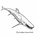 Kronosaurus Anatomy Coloring Pages for Educational Purposes 4