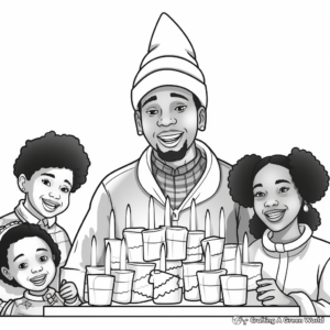 Kwanzaa Celebration Coloring Pages 2
