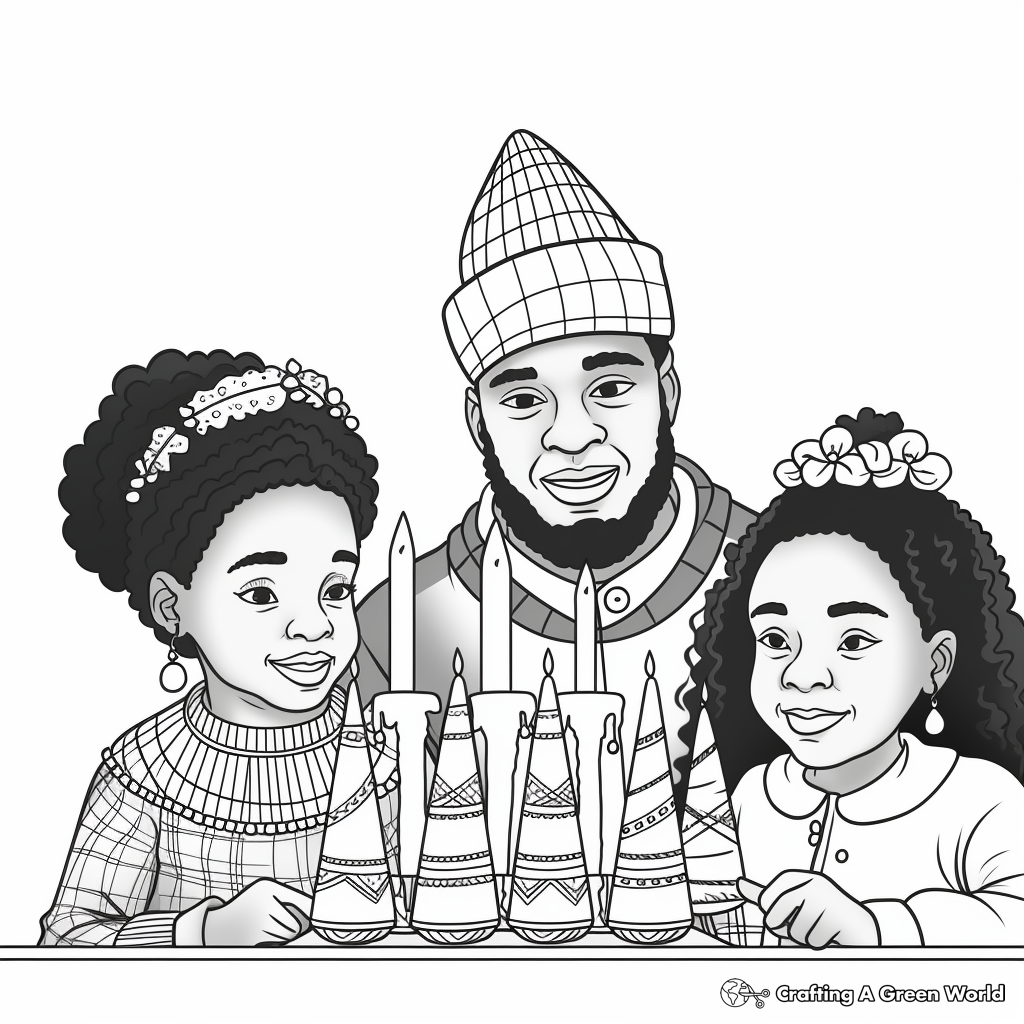 Kwanzaa Celebration Coloring Pages 3