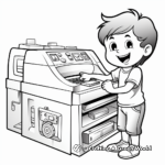 Large Commercial Printer Coloring Pages 3