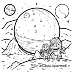 Layered Sedna Dwarf Planet Coloring Pages for Adults 4