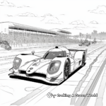 Le Mans Prototype Car Coloring Pages for Fans 4