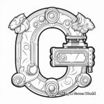 Learn and Color: Uppercase Letter G Coloring Sheets 4