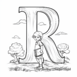 Learning English Alphabets Coloring Pages for Kids 1