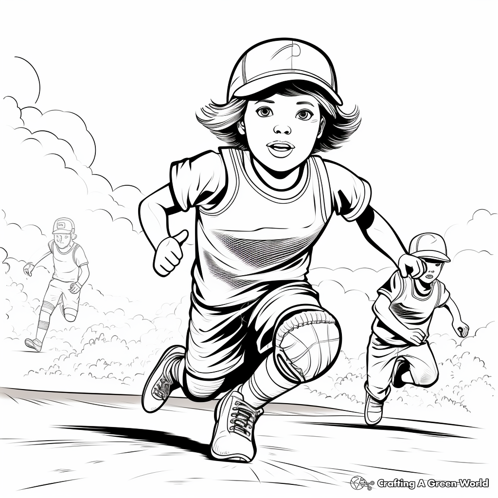 Legacy Sports Vector Coloring Pages 3