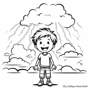 Lightning Safety Coloring Pages 2