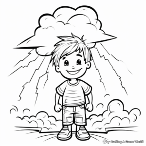 Lightning Safety Coloring Pages 3