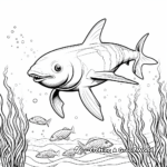 Lively Leedsichthys Coloring Pages 4