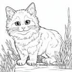 Lively Ragdoll Cat Coloring Pages 1