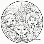 Living 'Peace' Fruit of the Spirit Coloring Pages 1
