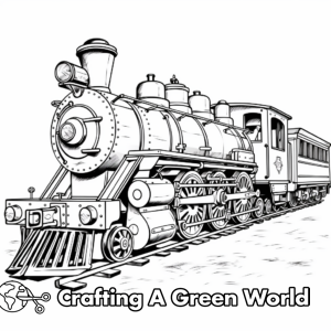 Train Coloring Pages - Free &amp; Printable!