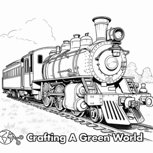 Train Coloring Pages - Free &amp; Printable!