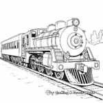 Locomotive Engine Train Coloring Pages 4