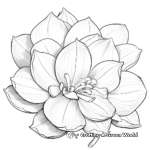Lotus Petals Close-up Coloring Pages 4