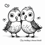 Love Bird Couple Coloring Pages 3
