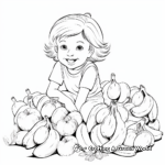 Lovely Banana Coloring Pages 3